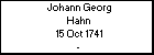 Johann Georg Hahn