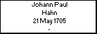 Johann Paul Hahn
