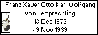Franz Xaver Otto Karl Wolfgang von Leoprechting