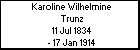 Karoline Wilhelmine Trunz