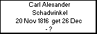 Carl Alexander Schadwinkel