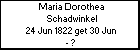 Maria Dorothea Schadwinkel