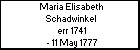 Maria Elisabeth Schadwinkel 