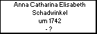 Anna Catharina Elisabeth Schadwinkel