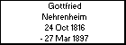 Gottfried Nehrenheim