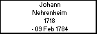 Johann Nehrenheim