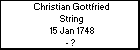 Christian Gottfried String