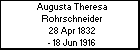 Augusta Theresa Rohrschneider