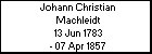 Johann Christian Machleidt