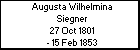 Augusta Wilhelmina Siegner