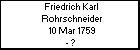 Friedrich Karl Rohrschneider