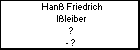 Han� Friedrich I�leiber