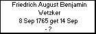 Friedrich August Benjamin Wetzker