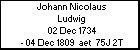 Johann Nicolaus Ludwig