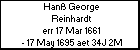 Han� George Reinhardt