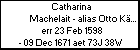 Catharina Machelait - alias Otto Kthe