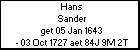 Hans Sander