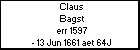 Claus Bagst