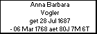 Anna Barbara Vogler