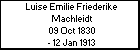 Luise Emilie Friederike Machleidt