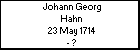 Johann Georg Hahn